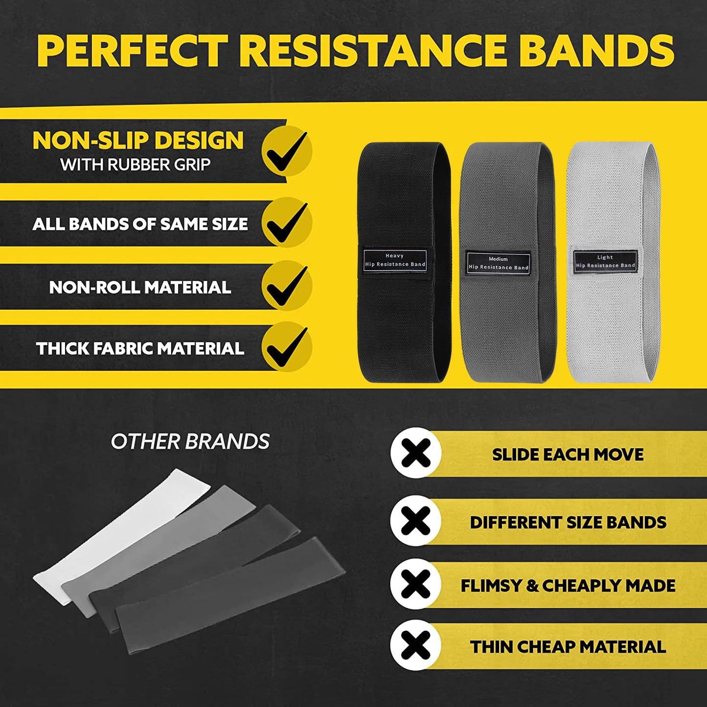 Squat Resistance Elastic Bands