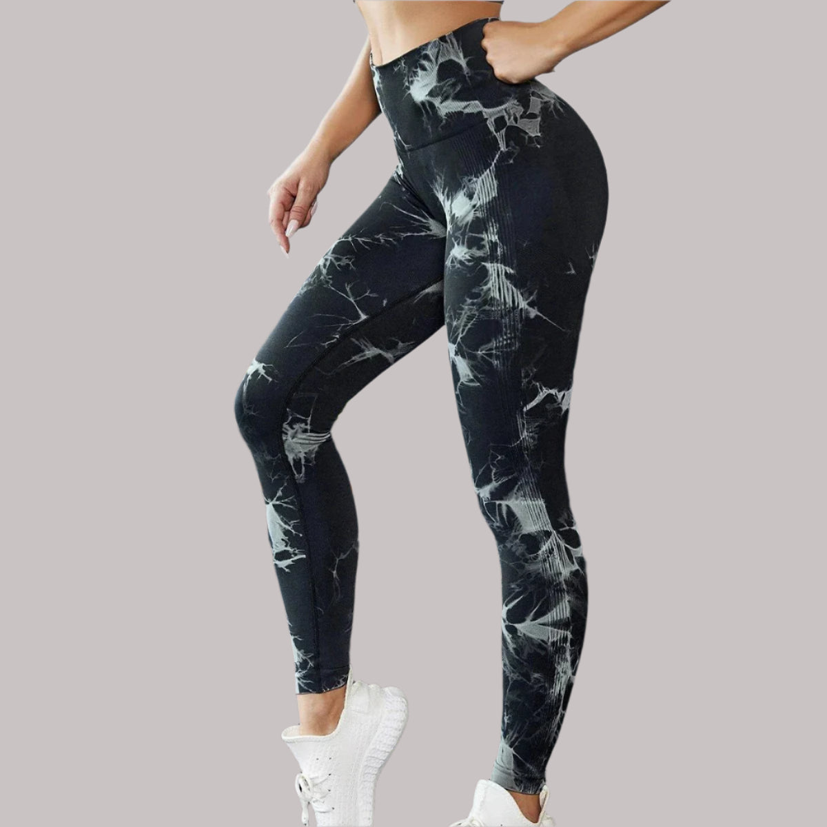 Seamless Tie-Dye Gym Leggings