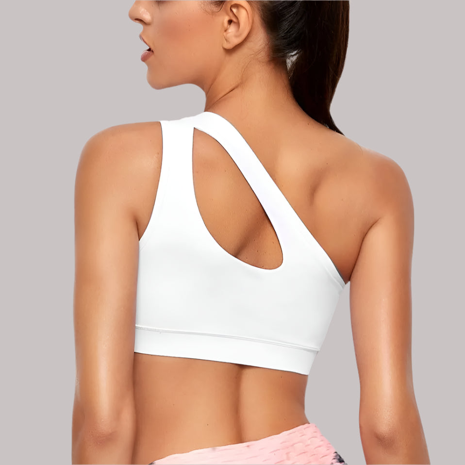 Women Push Up Asymmetrical Sports Bra