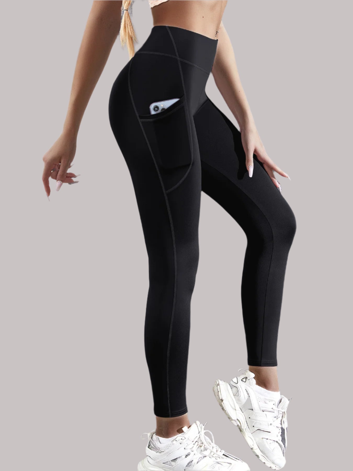 High Waist Women's Leggings With Pockets