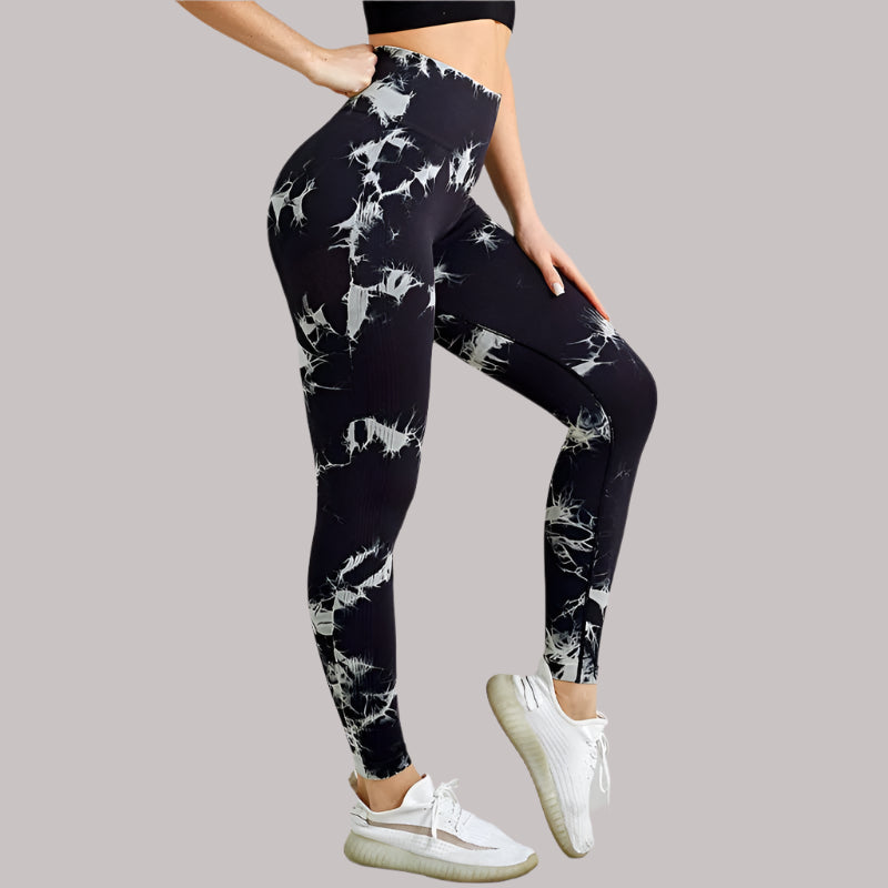 Seamless Tie-Dye Gym Leggings