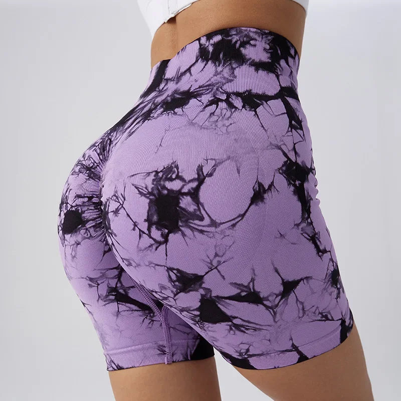 Women's Tie-Dye Gym Shorts