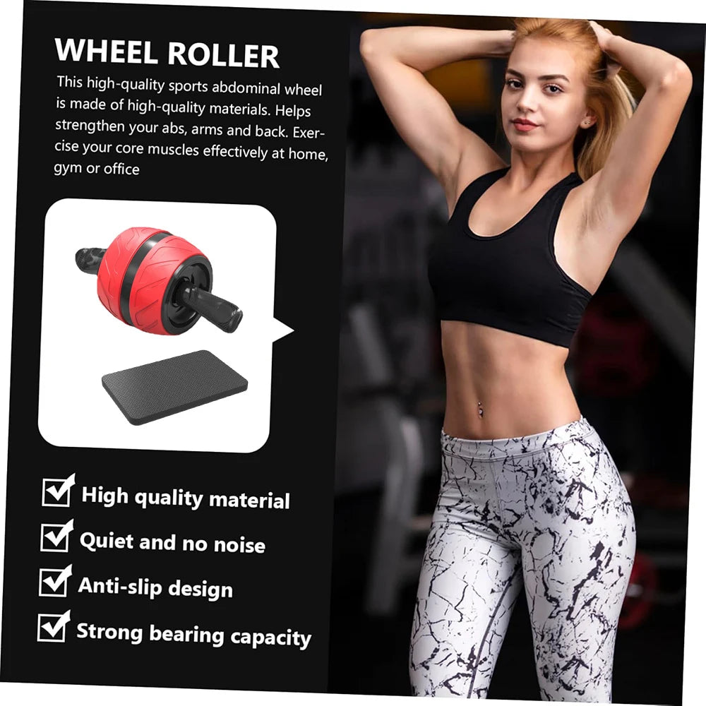 Ab Roller Exercise Wheel with Knee Pad