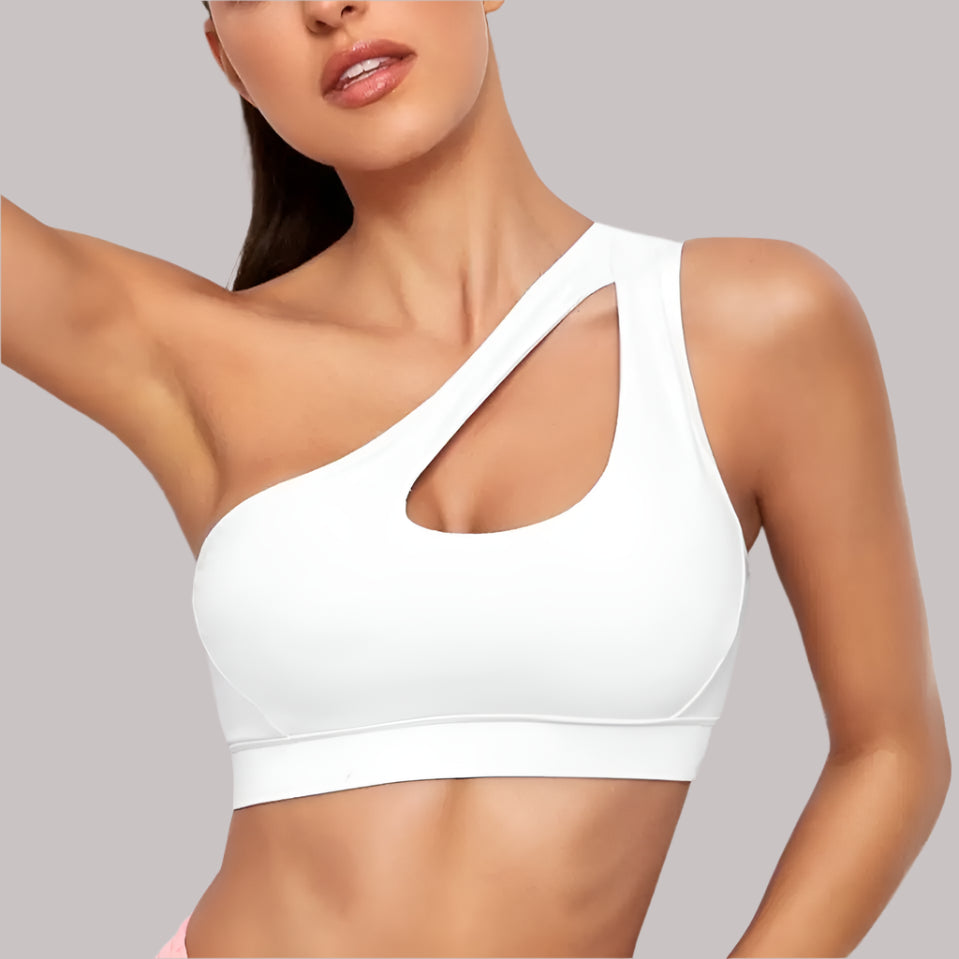 Women Push Up Asymmetrical Sports Bra