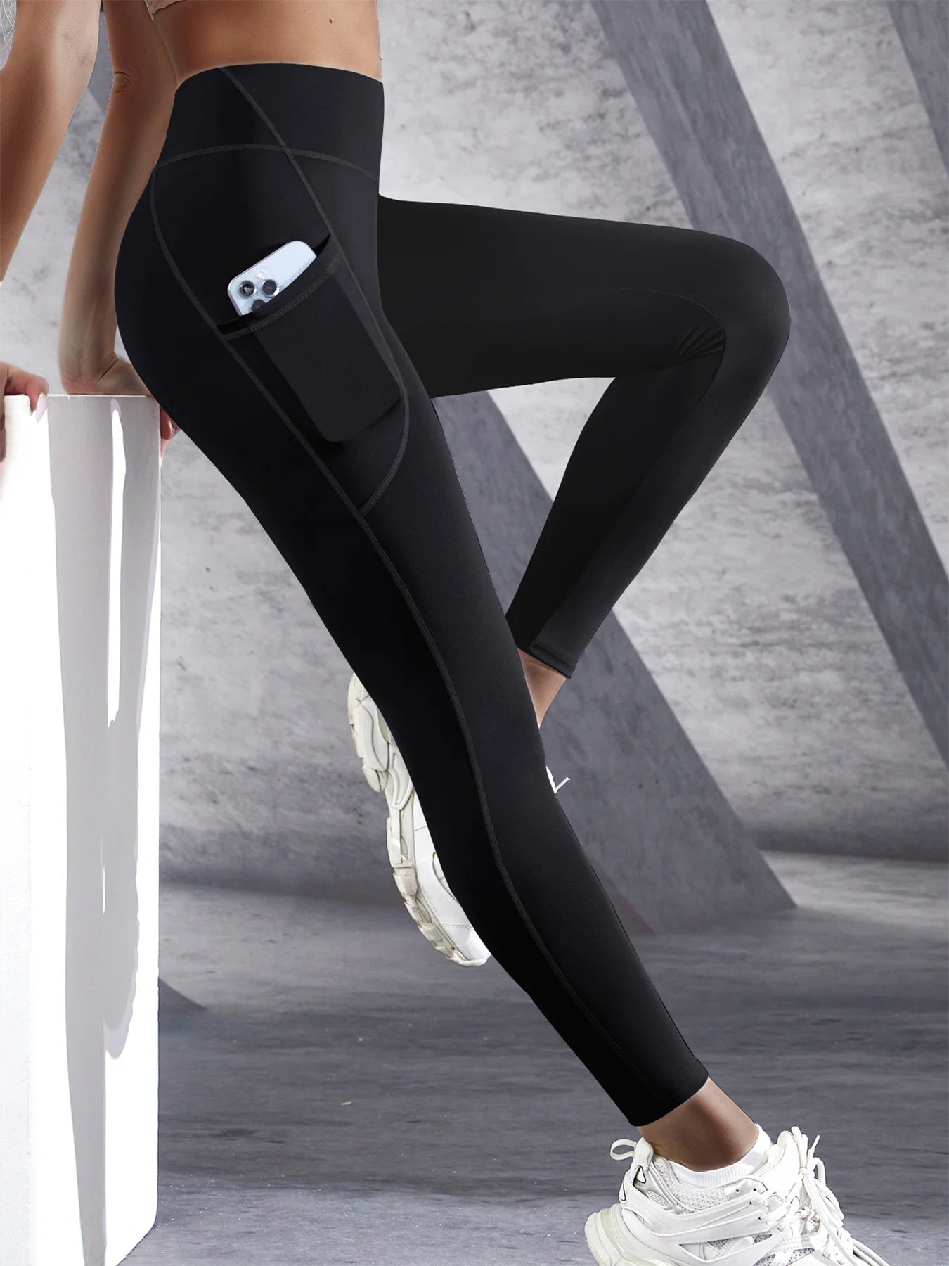 High Waist Women's Leggings With Pockets