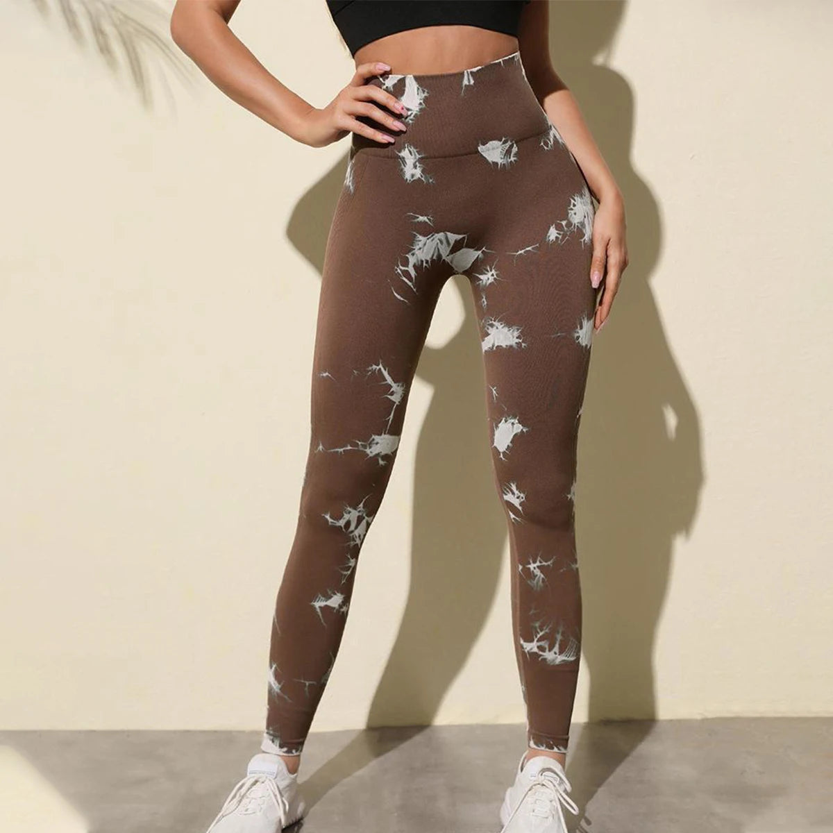 Seamless Tie-Dye Gym Leggings